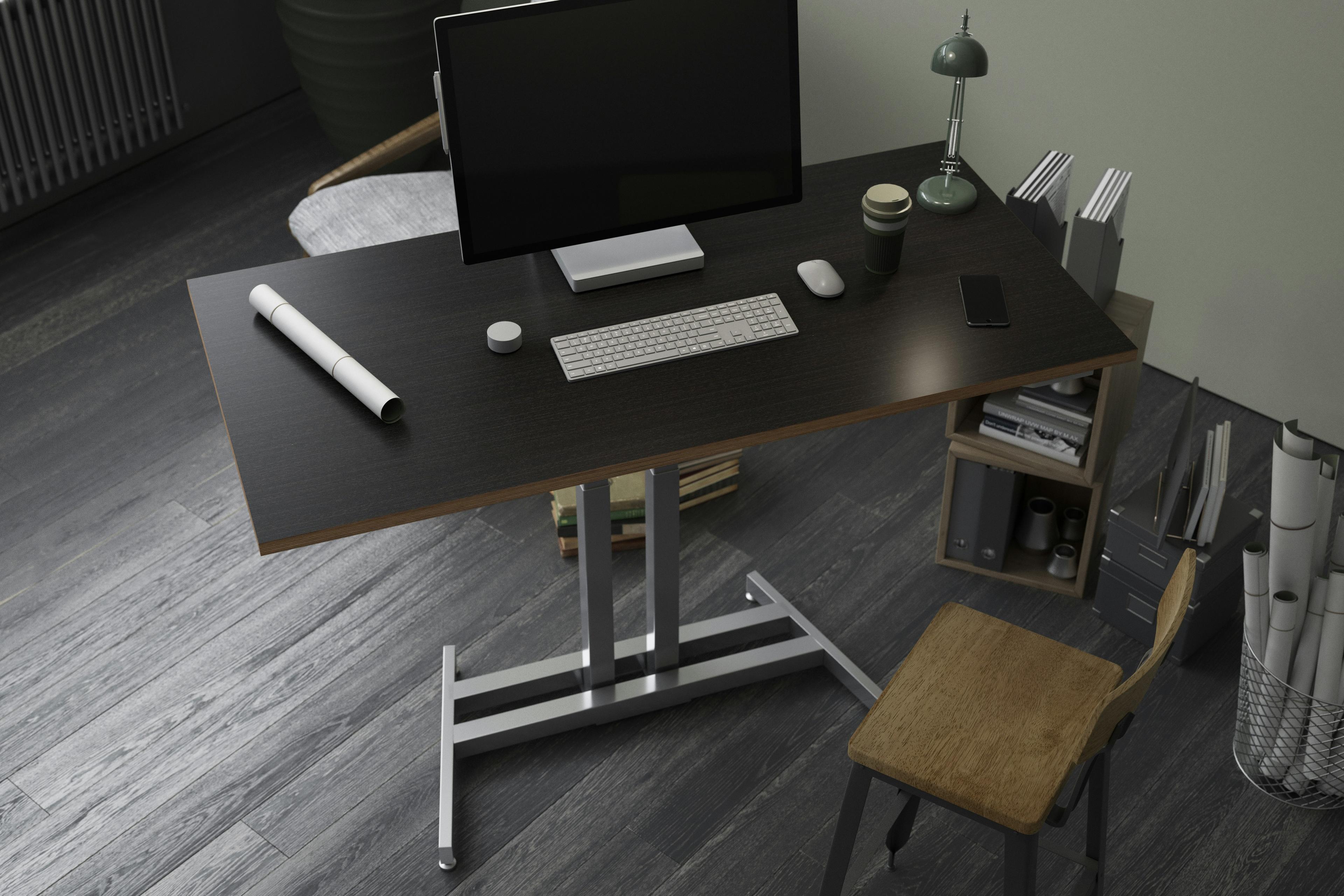Height-Adjustable Desk view 2
